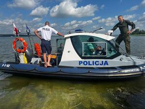 Niewybuch w jeziorze Niegocin