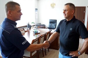 insp. Mirosław Elszkowski i Daniel Siatkowski