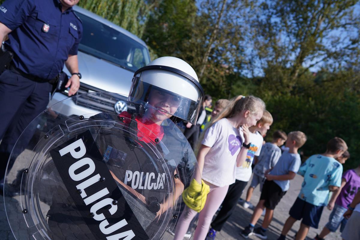 Uczestnicy finału wojewódzkiego konkursu bezpieczny smyk