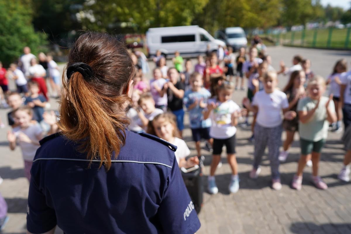 Uczestnicy finału wojewódzkiego konkursu bezpieczny smyk