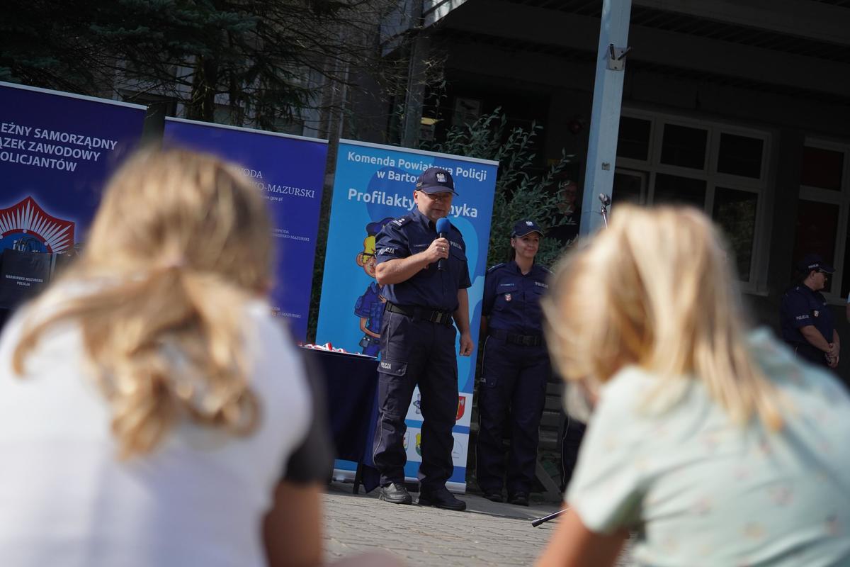 Uczestnicy finału wojewódzkiego konkursu bezpieczny smyk