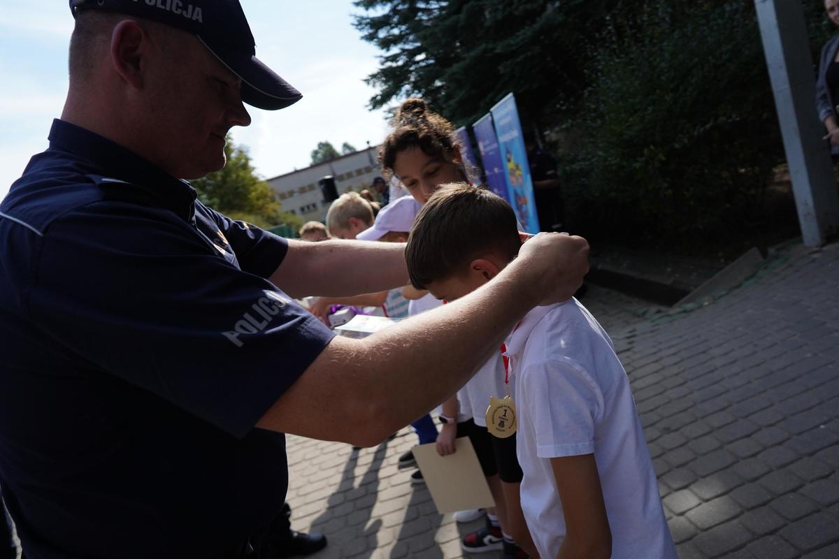 Uczestnicy finału wojewódzkiego konkursu bezpieczny smyk