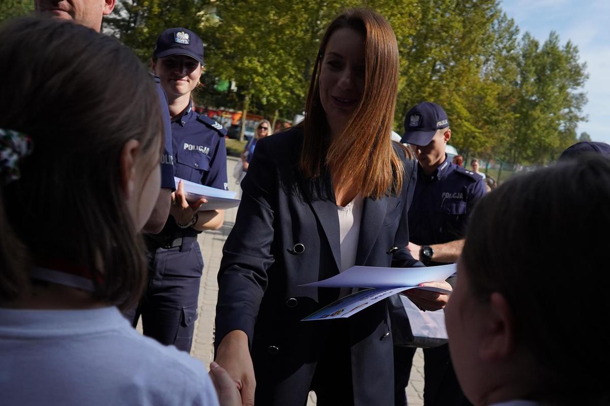 Uczestnicy finału wojewódzkiego konkursu bezpieczny smyk