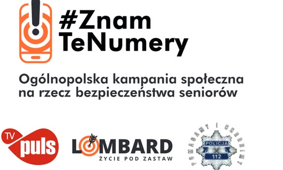 Plakat akcji - znam te numery