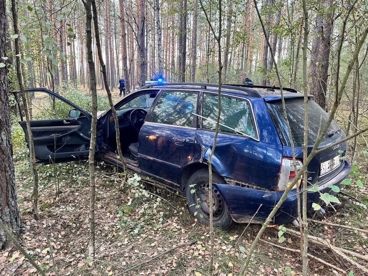 Auto zatrzymane po pościgu