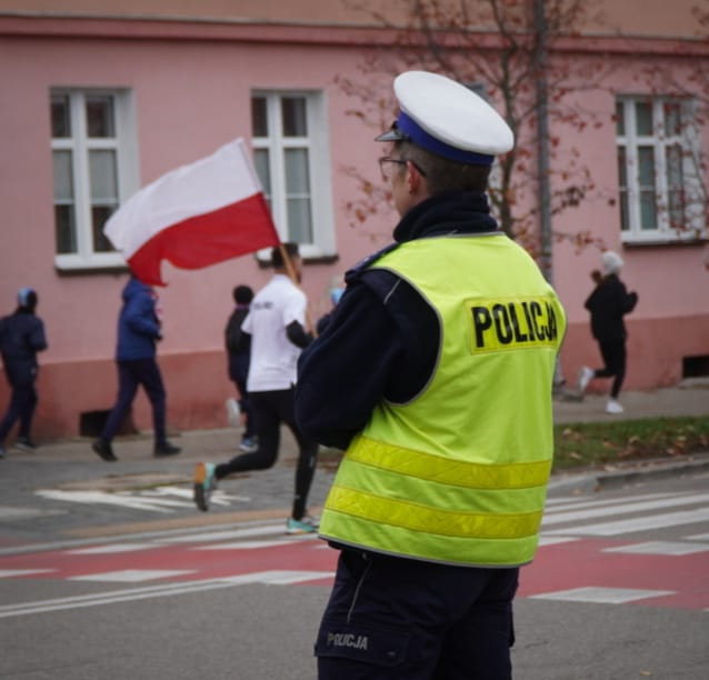 Policyjne zabezpieczenie obchodów Święta Niepodległości.