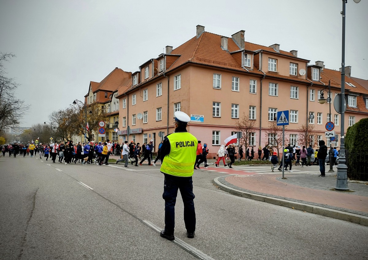 Policyjne zabezpieczenie obchodów Święta Niepodległości.