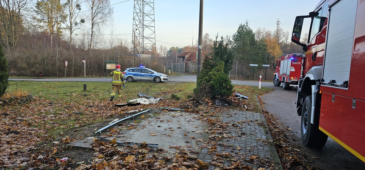 Zdarzenie drogowe w Zimnej Wodzie