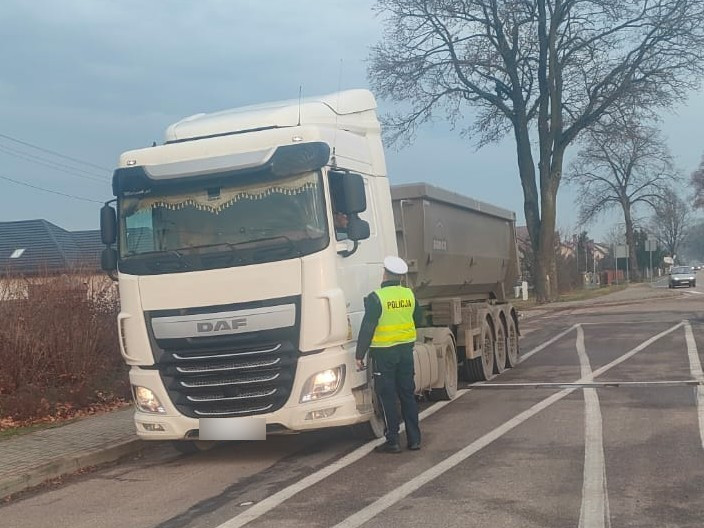 Podsumowanie działań „Bezpieczny kierowca ciężarówki”