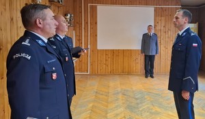 Uroczyste powołanie na stanowisko I Zastępcy Komendanta Powiatowego Policji w Działdowie