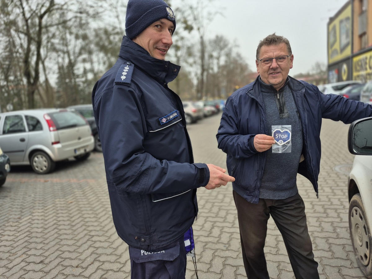 Policjant podczas działań NURD