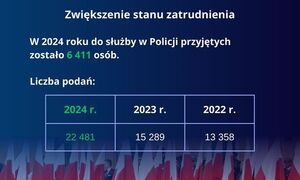 Ikonografika - sytuacja kadrowa  w Policji.