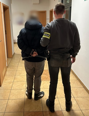 zatrzymany mężczyzna