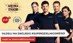 Plakat akcji #SuperDzielnicowy