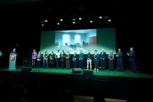 Uczestnicy uroczystości z okazji Dnia Służby Cywilnej