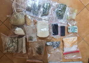 Zabezpieczone środki odurzające.