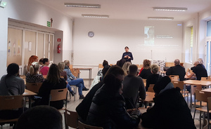Uczestnicy spotkania profilaktycznego.