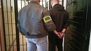 Zatrzymany mężczyzna