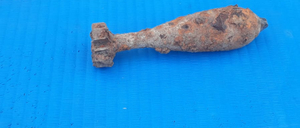 Znaleziony niewybuch.