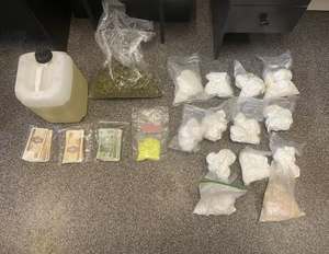 Zabezpieczone narkotyki.