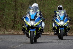 Policyjni motocykliści