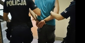zatrzymana mężczyzna