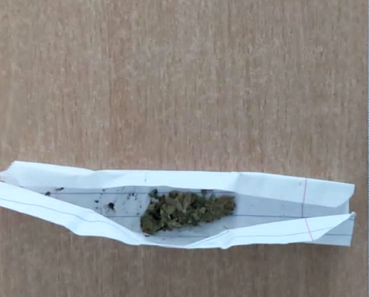 Zabezpieczona marihuana