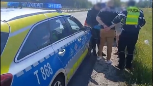 zatrzymany męzczyzna