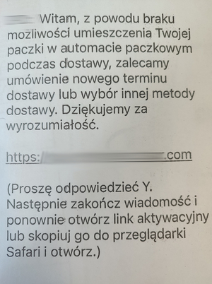 Treść sms-a