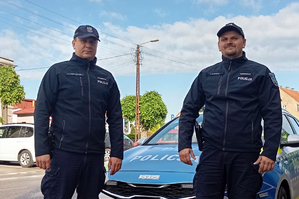 st. post. Łukasz Statkiewicz oraz st. post. Paweł Klepacki