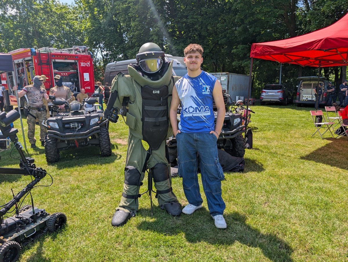 Policjanci na festynie „TatoRugbyLato”