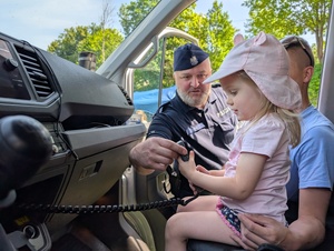 Policjanci na festynie „TatoRugbyLato”