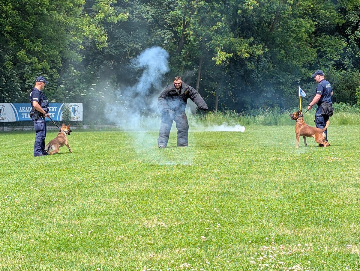Policjanci na festynie „TatoRugbyLato”