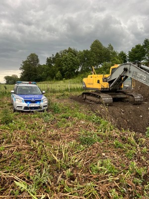 miejsce znalezienia niewybuchu