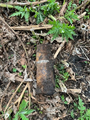 miejsce znalezienia niewybuchu