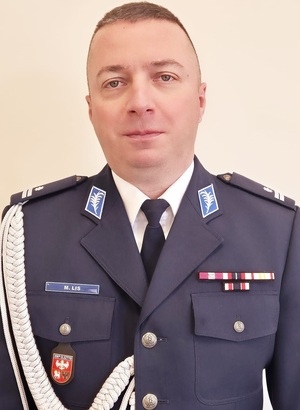 podinsp. Mariusz Lis I Zastępca Komendanta Powiatowego Policji w Bartoszycach