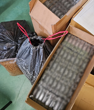 Zabezpieczony nielegalny tytoń