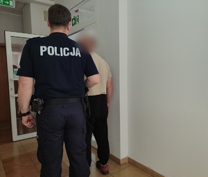 zatrzymany mężczyzna