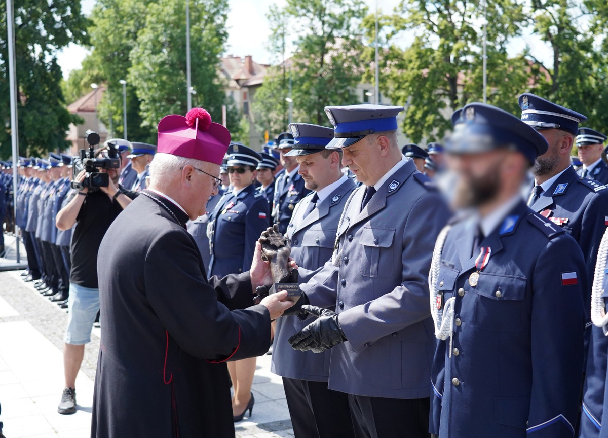 Wojewódzkie Obchody Święta Policji w Giżycku