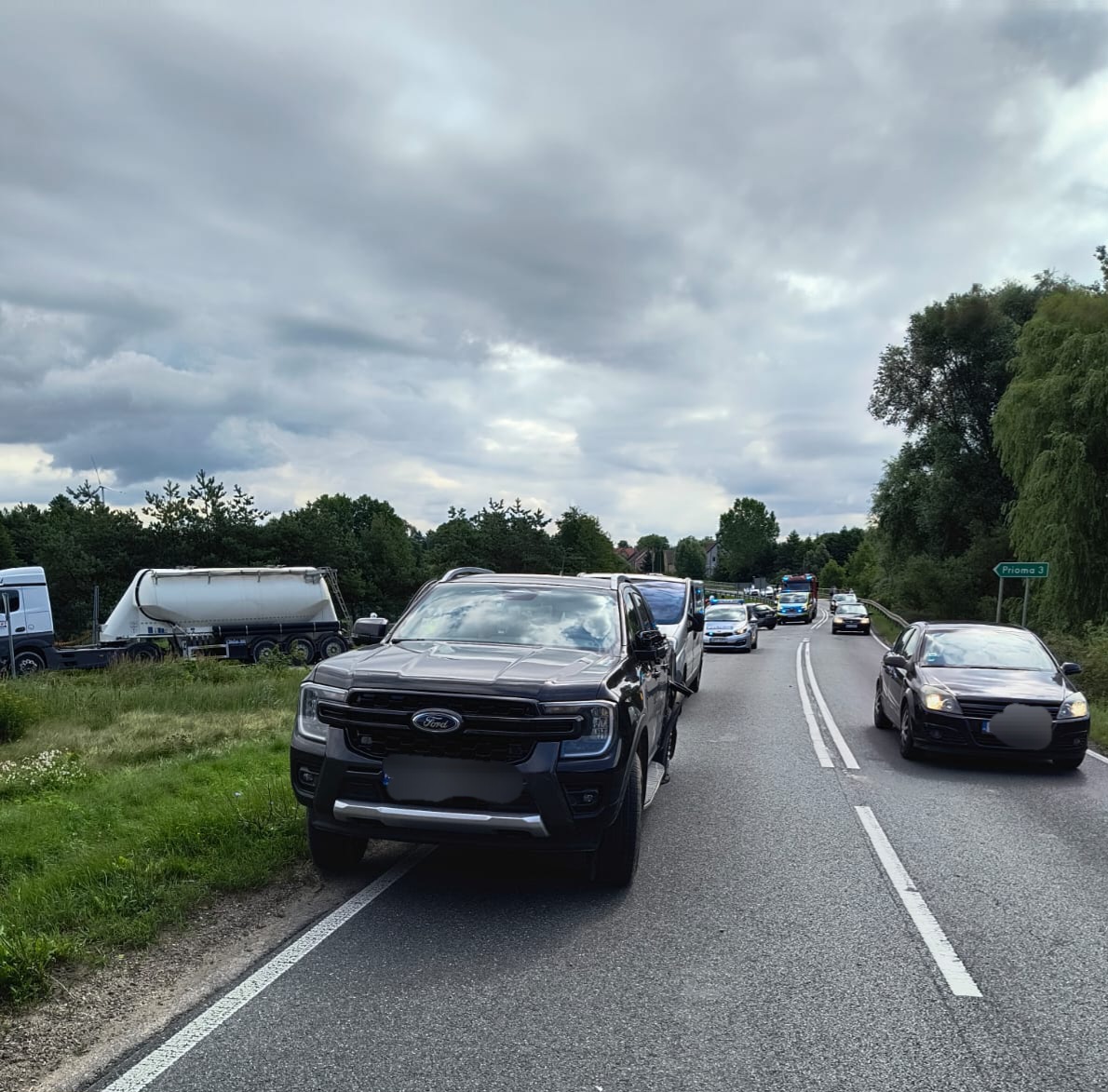 Miejsce zdarzenia drogowego