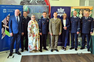 Uczestnicy spotkania w siedzibie Straży Granicznej w Kętrzynie