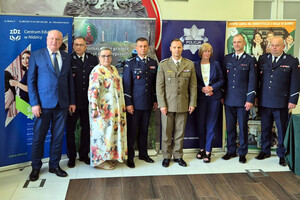 Uczestnicy spotkania w siedzibie Straży Granicznej w Kętrzynie