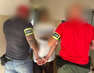 Zatrzymany meżczyzna