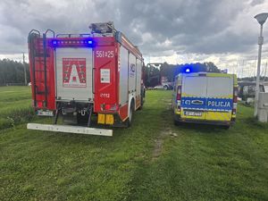 Służby na miejscu zdarzenia