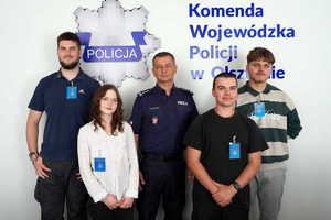 Uczestnicy spotkania w KWP w Olsztynie