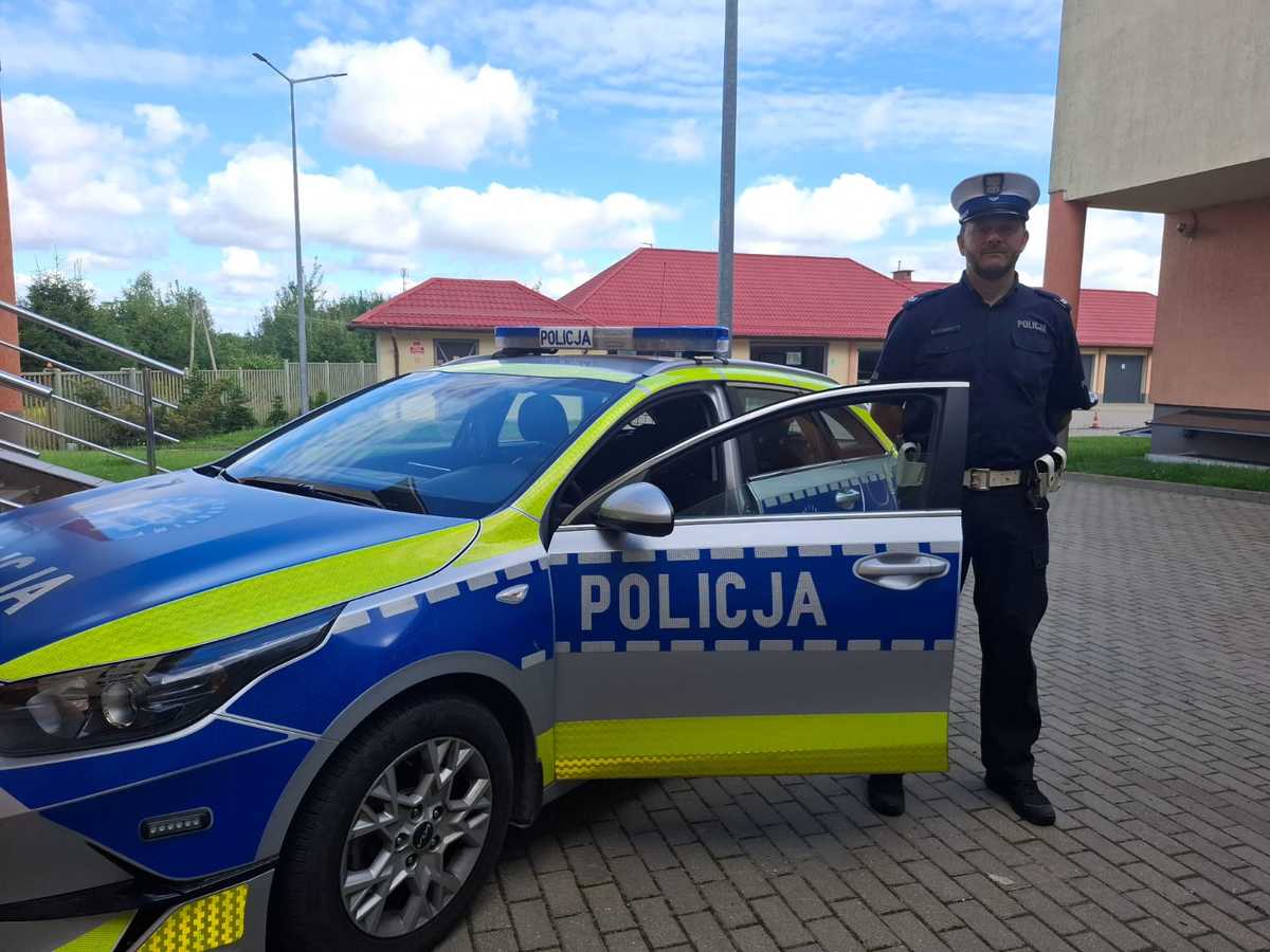 st. sierż. Piotr Lisiewski KPP w Węgorzewie