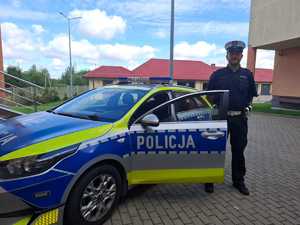 st. sierż. Piotr Lisiewski KPP w Węgorzewie