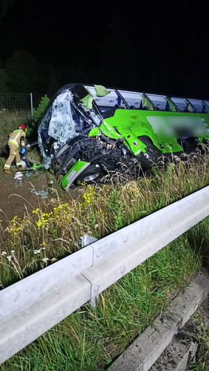 miejsce wypadku drogowego