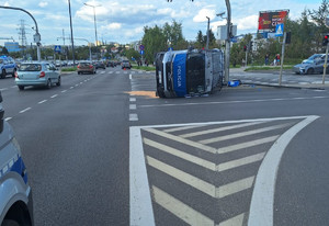 uszkodzony radiowóz