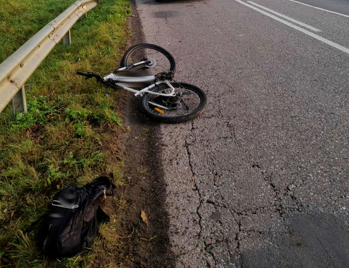 Miejsce wypadku drogowego